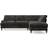 Dunelm Darwin Charcoal Sofa 276cm 4 Seater