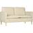 Homcom 143cm 2 Seater Beige Sofa 143cm 2 Seater