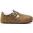 Birkenstock London Shearling Suede Leather - Dark Tea