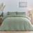 Dunelm Billie Duvet Cover Green (260x220cm)