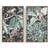 Dunelm Monkey Gold Framed Art 30x50cm 2pcs