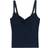 Bershka Lace Top With Straps - Navy
