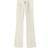 Bershka Low Rise Flared Jeans - Ecru