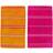 Catherine Lansfield Rainbow Bath Towel Orange, Pink (150x75cm)