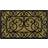 JVL Non-Slip Black, Brown 45x75cm