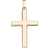 Scrouples Cross Pendant - Gold