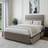 Dunelm Fabric Divan 135x190cm
