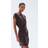 H&M Minikleid Mit Faltendetail Dunkles - Taupe