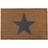 Garden Trading Star Doormat, Large-Coir Natural 60x90cm