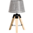 Homcom Tripod Grey Table Lamp 45cm