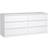 Furniture To Go Naia Wide White Chest of Drawer 153.6x70.1cm