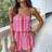 Shein Women's Summer Boho Jumpsuit - Woven Printed Loose