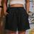 Shein Drawstring Waist Solid Track Shorts
