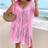 Shein Women's Fashion Casual Hollow Out Coverup - Bikini