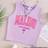 Shein Malibu California Coconut Tree Print Sleeveless Top - Purple