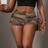 Shein Urban Casual Cool Girl Textured Fabric Women Shorts