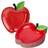 Shein Red Apple Shaped Disposable Paper Plates 10pcs