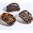 Shein 1pc/3pcs Women Leopard Print Flat Clip Hair Accessories, Comfortable Arc Design, Suitable For Medium Thick Hair, Casual For Driving, Yoga