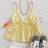 INAWLY Women's Vest Holiday Beach Yellow Camisole Top