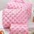 Shein Cherry Quilted Bag Dotted On Pink Background - Pink