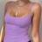 Shein Women's Solid Color Spaghetti Strap Camisole - Summer