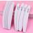Shein Grey Nail Art File Half Moon Buffer Block - Double Sided