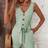 Shein Casual Solid Color Sleeveless Romper