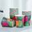 Shein Tropical Rainforest Green Leaves Fresh Grass Pink Flower Themed Disposable Paper Cups 250ml