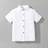 Shein Boys Classic Casual School Style Short Sleeve Dress Shirt - White