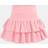 Shein Tween Girls Knitted Solid Color Cute Ruffle Layered Built-In Shorts - Y2K