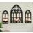 Shein 3 Packs Gothic Wooden Hollow Decoration Wall Decor
