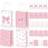 Shein Pink Bow Theme Party Decoration Gift Bags 12pcs