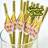 Shein Custom Face Straws 12 Pcs 50th Birthday Decorations