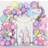 Shein Unicorn Theme Balloon Garland Arch Set 142pcs
