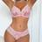 Shein Women Solid Color Lace Underwire Bra & Panty Lingerie Set