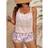 Shein Plus Size Floral Print Tankini Swimsuit - Boho