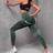 Shein Solid High Waist Seamless Elastic Washed Leggings