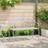 vidaXL White Metal 104 x 52.5 x 89 cm Built to Last Garden Bench