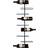 Vinikea Walter Black Wine Rack 32x88.5cm