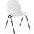 Dunelm Burton White Kitchen Chair 78cm