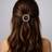 Shein Circular Diamond-Filled Hairpin Suitable For Women