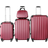 tectake Pucci Set of 4 - Burgundy