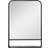 Homcom Rectangle with Storage Shelf Black Wall Mirror 50x70cm