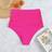 Shein Summer Beach Ruched High Waist Bikini Bottom