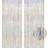 Shein Silver Metallic Tinsel Foil Fringe Curtains 1/2pcs
