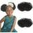 Shein 2 Packs Girls Wig Hair Tie Kid Ponytail Double Afro Puffs 4 inc