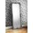 Julian Bowen Rococo Lean-to Dress Pewter Floor Mirror 80x170cm