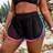 Shein Plus Size Elastic Waist Pom Pom & Mesh Trim Casual Vacation Beach Shorts - Summer
