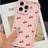Shein White Bow and Cherry Airbag Shockproof Protective Case for iPhones Multicolour