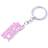 Shein Letter Keychain Backpack Handbag - Pink